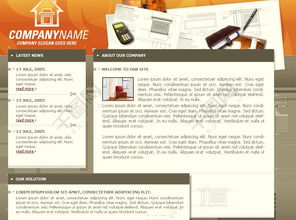 免費HTML+CSS網頁模板下載 信息技術產品設計模板（編號15050470）